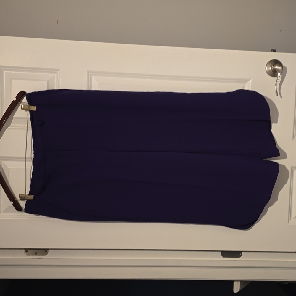 Purple gaucho pants, L